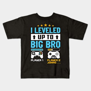 Promoted To Big Brother Leveled Up To Big Kids T-Shirt